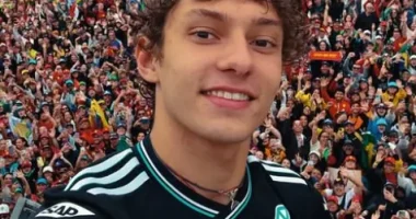 Antonelli chockar F1–världen med karriärens första pallplats