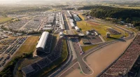 Flygvy över F1-bana med tydlig layout för nybörjare